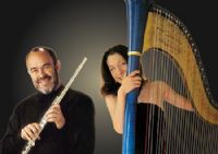 Duo harpe & flûte - Gaëlle Vandernoot & François Laurent. Le vendredi 24 novembre 2017 à AURAY. Morbihan.  20H30